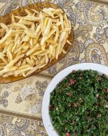 Lebanese Food - Tabouli & Batata