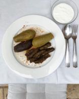 Kusa (Stuffed Zucchini) & Warak Areesh (Rolled Stuffed Grape Leaves)