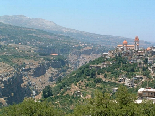 View of the village of Bsharri, from Kahlil Gibran's tomb