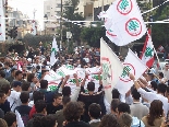 Protests at Sassine (Gebran Tueni)