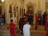 Mass in Achrafieh in Mar Mitr